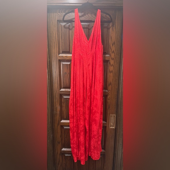 Function & Fringe Edit | Free People satin floral Jumpsuit - Picture 3 of 4